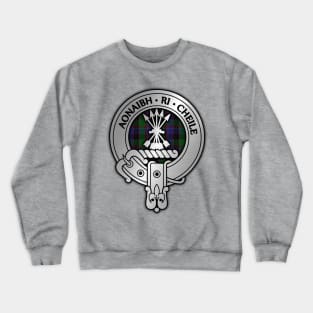 Clan Cameron Crest & Lochaber Tartan Crewneck Sweatshirt